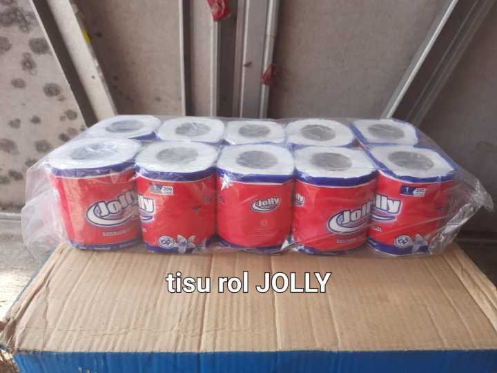 tissu tisu tissue JOLLY toilet roll bathroom 200s 10rol/pak | Lazada Indonesia