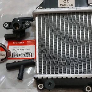 radiator vario 110 karbu (paket) termostat dan sambungan selang radiator