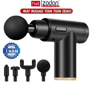 Máy mát xa cầm tay massage toàn thân ZB720 Với 4 Đầu Thay Thế 6 Cấp Độ BH 12 Tháng