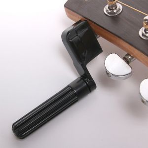 Amazthing String Winder Quick String Changes Peg Winder Penggulung Tali (Black) For Acoustic Guitar Electric Guitar Ukulele Banjo and Mandolin卷弦器