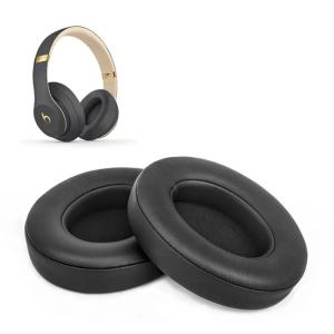 Replacement Earpads for Beats Studio 2 and 3 Leather Ear Cushions Soft and Comfortable Studio Headphone Pads