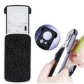 KIPRUN Magnifying Glass 30X 60X 90X Magnifier Jewelry Appraisal Reading High Magnification Acrylic Optical Lens Loupe With LED UV. 