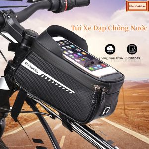 Túi xe đạp chống nướctúi treo sườn xe đạp thể thao cảm ứng vừa điện thoại 6.5inchphù hợp với mọi dòng xe