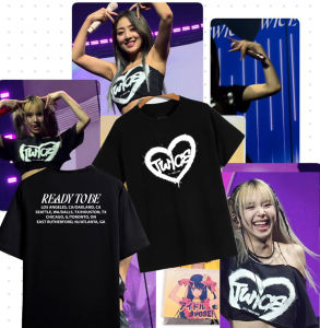kaos t shirt korean k-pop twice 5th worldtour readytobe tour knser hearth