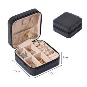 🐻DAILY2U🐻Jewelry Organizer Accessories Organizer Jewelry Case Box Earring Organizer Travel Organizer Storage Bag Zipper