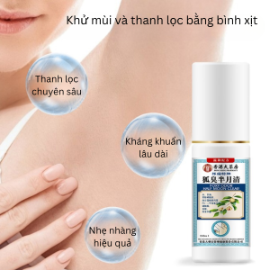 Khử Mùi Hôi Nách Thảo Dược Hong Kong Pharmacy 50ml Chống Mồ Hôi Xịt Khử Mùi Cơ Thể