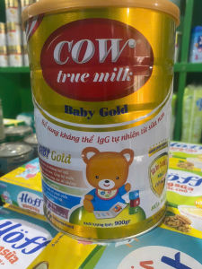 COW TRUE MILK-BABY GOLD-900gram ( Bổ sung kháng thể IgG tự nhiên từ sữa non)