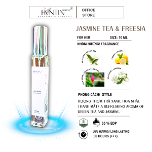 NƯỚC HOA NỮ HANTINBSHOP JASMINE TEA & FREESIA HƯƠNG TRÀ XANH HOA NHÀI THANH MÁT