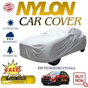 TFG SUZUKI VITARA Waterproof Nylon Car Cover Lightweight For Regular SUV Car Protection With Chamois Towel