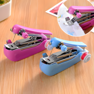 Dụng Cụ Vá Vải Mini Máy May Đạp Tay Mini Máy Khâu Tay Cơ Cầm Tay Nhỏ Gọn Sửa Quần Áo Khi Du Lịch Hoặc Đi Học