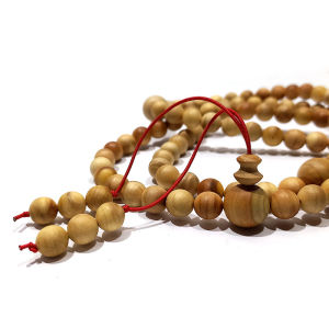 Tasbih kayu langka cendana merah  ASLI  varian ukuran  isi 108 butir WANGI Natural alami