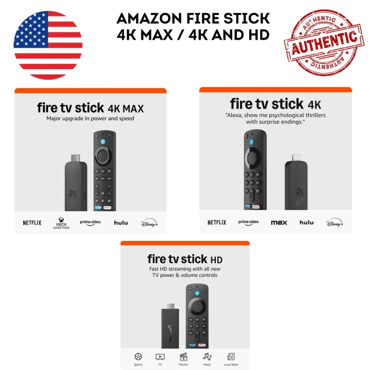 Amazon Fire TV Stick 4K Max (newest model) / 4K and HD streaming device ...