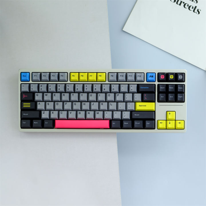 【Keycap Only】GMK Prepress Keycap 129 Keys Cherry Profile PBT Five-Sided ...