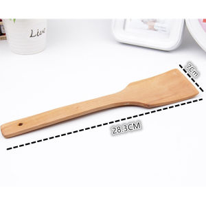 BOSSLU Centong Nasi / Sendok nasi Kayu Mahoni / Sutil Spatula Goreng Kayu