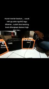 Ampli gitar mini sudah distorsi  bergaransi 1th