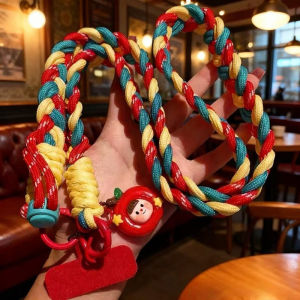Long Phone Lanyard Adjustable Handwoven Crossbody Shoulder Wear Anti-lost Strap for Travel Hiking