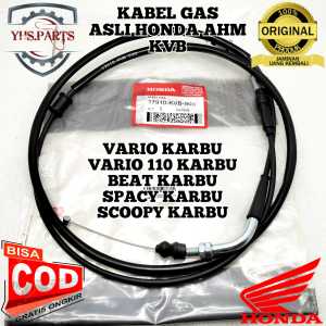 ASLI ORIGINAL KABEL TALI GAS HONDA AHM VARIO 110 KARBU BEAT SCOOPY SPACY LAMA JAMIN PRESISI DAN AWET