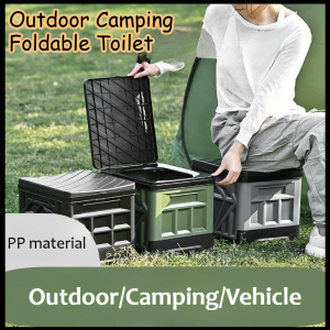 Self Driving Outdoor Car Foldable ToiletMobile ToiletOdor ProofPortable Camping Emergency ToolSmall Toilet