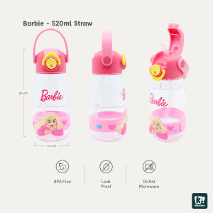 Kidztime sports bottle nozzle and straw water bottle for kids children Barbie Paw Patrol with handle for school outdoors