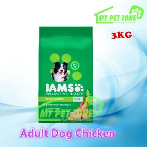 IAMS Adult Dog All Breed Chicken Flavor Dog Food 3KG