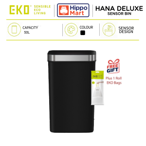 EKO Sensor Bin | Hana Deluxe | EK6433 | 50L | Dustbin | Kitchen Bin | Waste Bin | Garbage Bin
