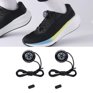 Automatic Screw Lock Shoelaces No Tie Shoe Laces with Strong Lock for Adult Kid Elderly Shoe Sneakers Runners