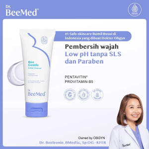 Dr.BeeMed® Bee Gentle Facial Cleanser 60ml - Sabun Pembersih Muka Ibu Hamil & Menyusui BPOM