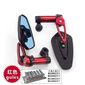 Motorcycle electric vehicle rearview mirrors suitable for Yamaha Xiaoniu Little Turtle King convex mirrors street racing aluminum alloy rear mirrors