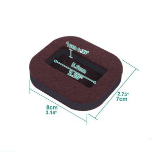 LUCHY WATCHES Reduce Noise Felt Chair Leg Pad Anti-Sliding Prevent Scratch Furniture Wheel Stoppers Universal Couch Floor Protector