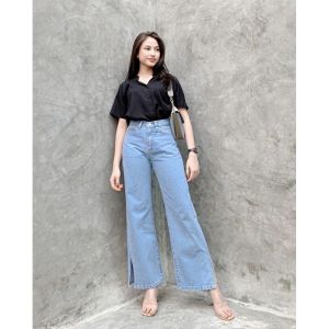 KULOT JEANS PREMIUM BELAH SAMPING