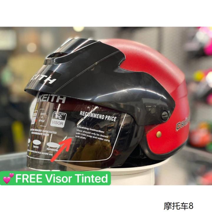 Hard hat helmet motorcycle FREE Visor Helmet Steng Sirim KH Cruiser