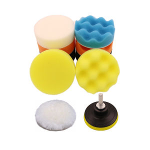 3 Inch 11pcs Busa Poles Set Busa Mini Polisher Foam Pad Polisher Kit Busa Alat Poles Body Motor Mobil