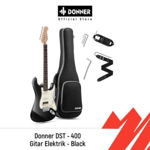Donner DST - 400 Gitar Elektrik - Black