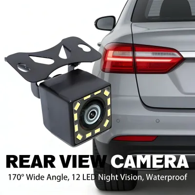Parking Backup Camera Night Vision Car Rear Universal 12 Waterproof Dustproof & Waterproof View