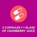 OLLY Cleansing Cranberry Capsules, Supports Urinary Tract Health, Vegan Capsules, Supplement for Women - 40 Capsules (Expiry: Feb 2023). 