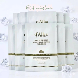 [Set Tiết Kiệm] Sample Sữa Rửa Mặt Làm Trắng Da dAlba White Truffle Return Oil Cream Cleanser