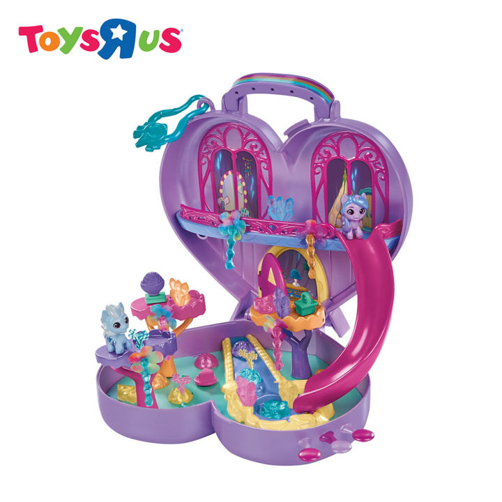 Set My Little Pony Mini World Magic – Hitch Et Sparky, 40 Pièces, Jeu Créatif Portable