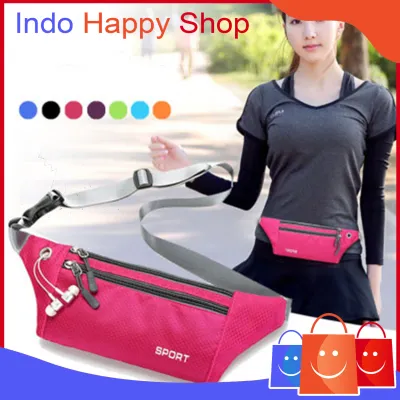Tas Pinggang Olahraga Waterproof Sport Waist Bag Running Waist Bag Belt 003
