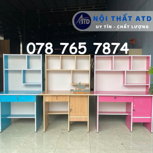 Bàn Học Cho Bé Gái/Bé Trai Gỗ Okal – Màu Sắc Dễ Thương Độ Bền Cao