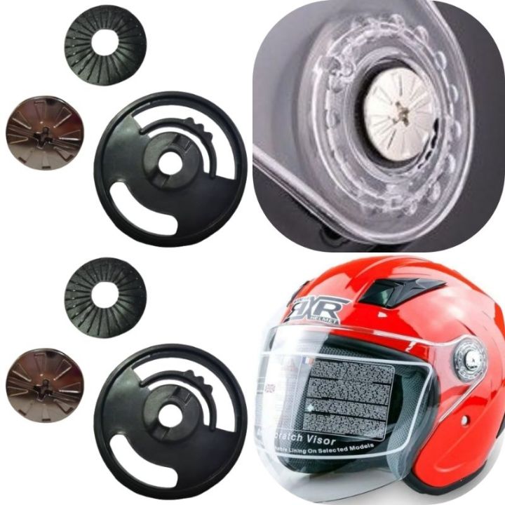 Visor%20mechanisim%20Set%20for%20Half%20Face%20Helmet%20RXR%20007/HNJ%20A518/honda%20helmet%20-%20Image%202