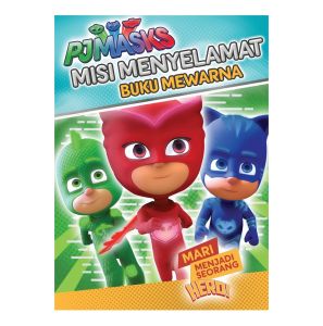 PJ Masks Misi Menyelamat Buku Mewarna untuk Kanak Kanak