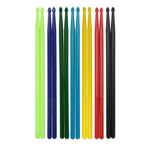 Practical Nylon Plastic Drumsticks 5A Nonslip Drumsticks Musician Drumsticks for Enhancing Grip and Control During Play