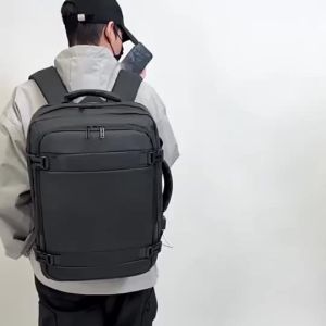 ZTZV Business Travel Backpack Large Capacity Expandable Waterproof Laptop Bag with USB Port