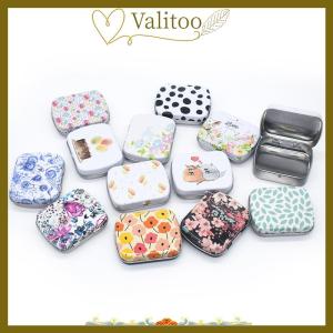 [Valitoo] Bạc Hà Kẹo hộp sắt có thể Lozenges chăm sóc sức khỏe nôn nao y học nhỏ hộp sắt hộp vỏ sò nhỏ hộp sắt bao bì