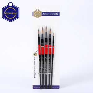 Bộ 5 cọ vẽ đầu nhọn cơ bản Keep Smiling - Cọ vẽ Màu nước Màu Acrylic