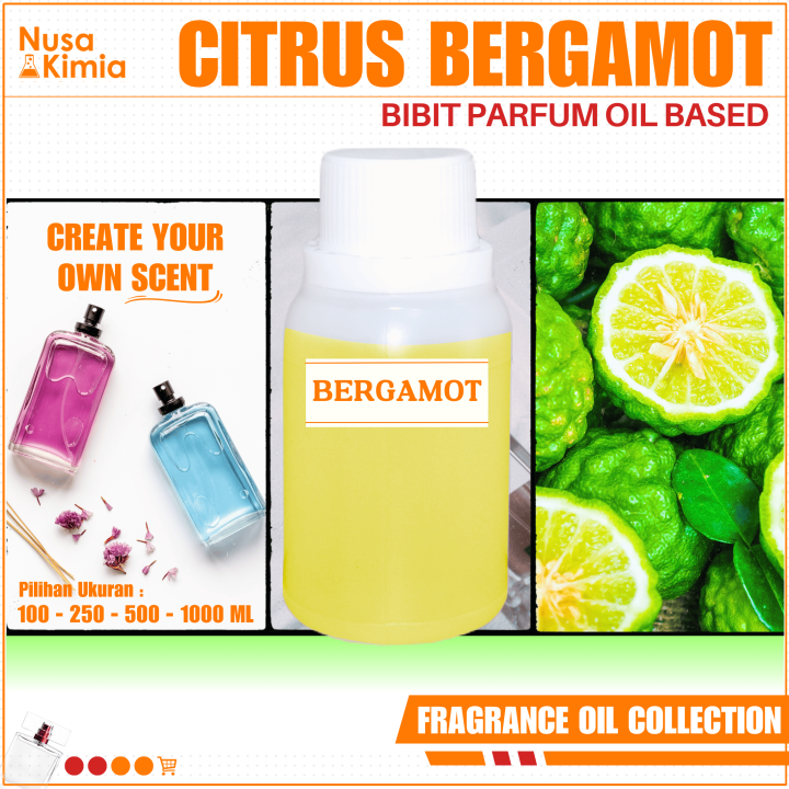Bibit Parfum Citrus Bergamot - Aroma Buah Jeruk Bergamot - Biang Parfum Asli non Alkohol