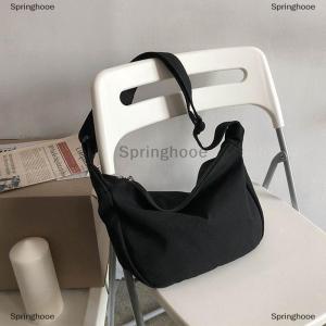 [COD] Springhooe Canvas Crossbody Bag Large Capacity Hip-Hop Street Style For Both Men And Women