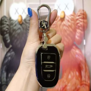 Ốp Bảo Vệ Chìa Khoá Ô Tô Cho Peugeot 2008 3008 5008 408 – Nhựa Dẻo Cao Cấp Chống Trầy