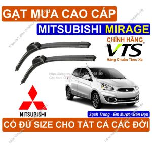 Gạt Mưa Kính Lái Cao Cấp Mitsubishi Mirage Cặp G.ạt Mưa Kính Lái Mitsubishi Mirage Có Đ.ủ Size Cho Các Đời Xe Mirage
