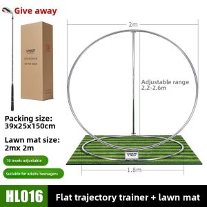 PGM HL016 Golf Swing Plane Trajectory Trainer with Adjustable Angle Coach Recommended Practice Tool for Adults/Teenagers